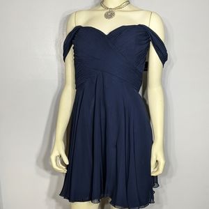 Navy Blue Dress Dessy Collection 12